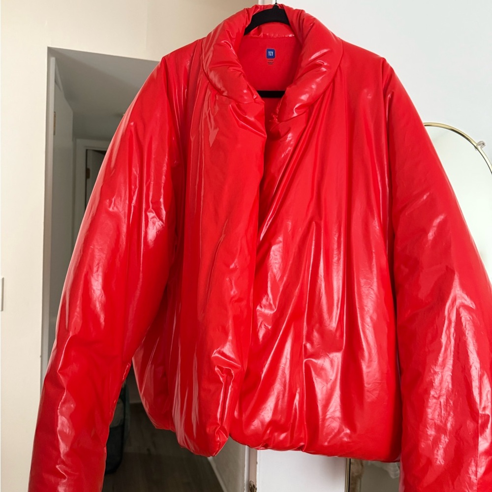 Yeezy Vivid Red Puffer Jacket